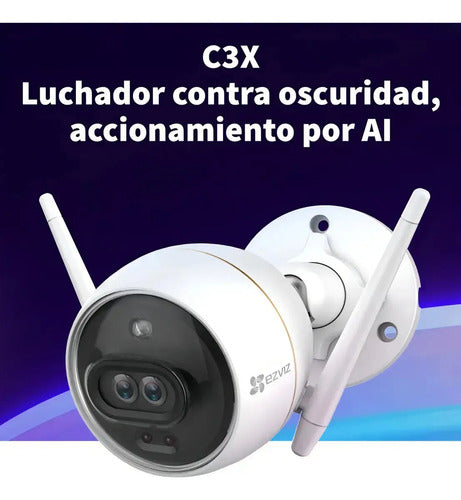 Cámara De Seguridad Ezviz C3x Con Resolución 2mp Visión Nocturna Incluida Color Blanco