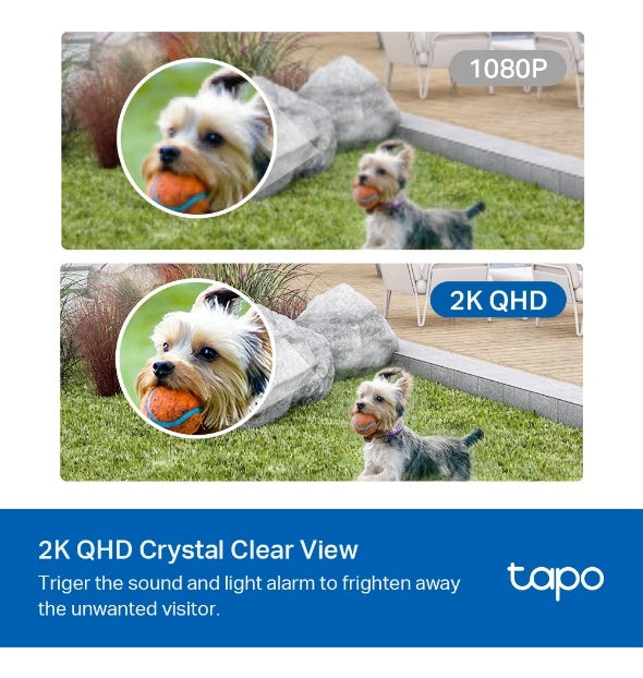 Cámara Seguridad Wifi Con Batería Exterior 2k Tapo C420s1