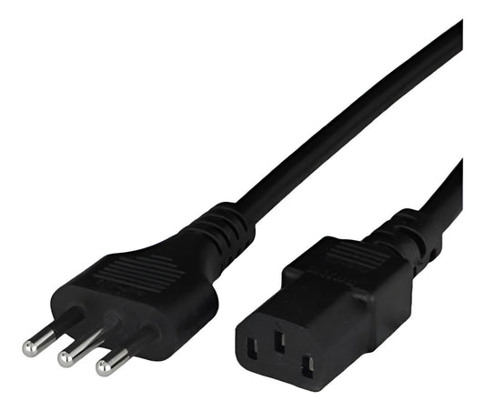 Cable Fuente Poder Pc Notebook Cargador 1.8 Metros