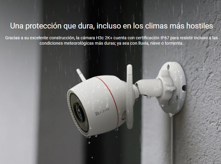 Cámara Ip Wifi H3c 4mp Resolución 2k+ 4mp Ia Exterior Ezviz