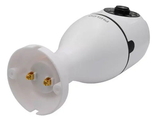 Cámara Seguridad Cctv Wifi Philco W9120 2mp Vigilancia Hd Blanco