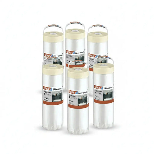 Plástico Protector Adhesivo Tesa 15mt X 2600mm 2 En 1 Pack 6