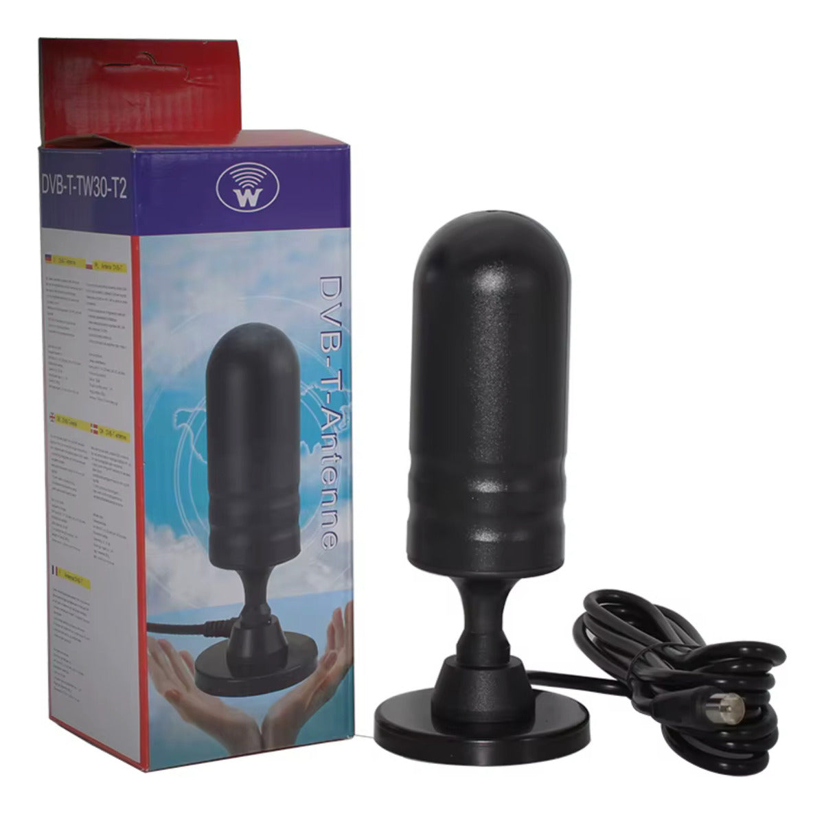 Antena Tv Digital Abierta Hd Tvd 30dbi Coaxial