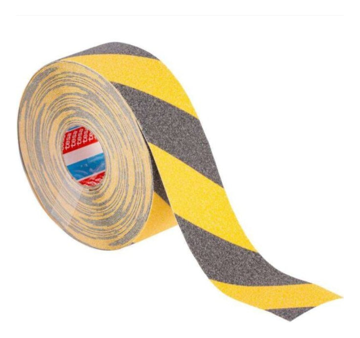 Cinta Antideslizante Negra Amarilla 15m X 50mm Tesa
