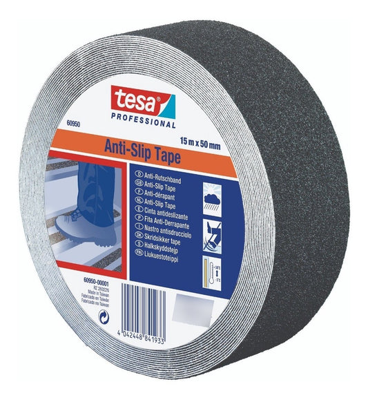 Cinta Antideslizante Negra 15m X 50mm Tesa