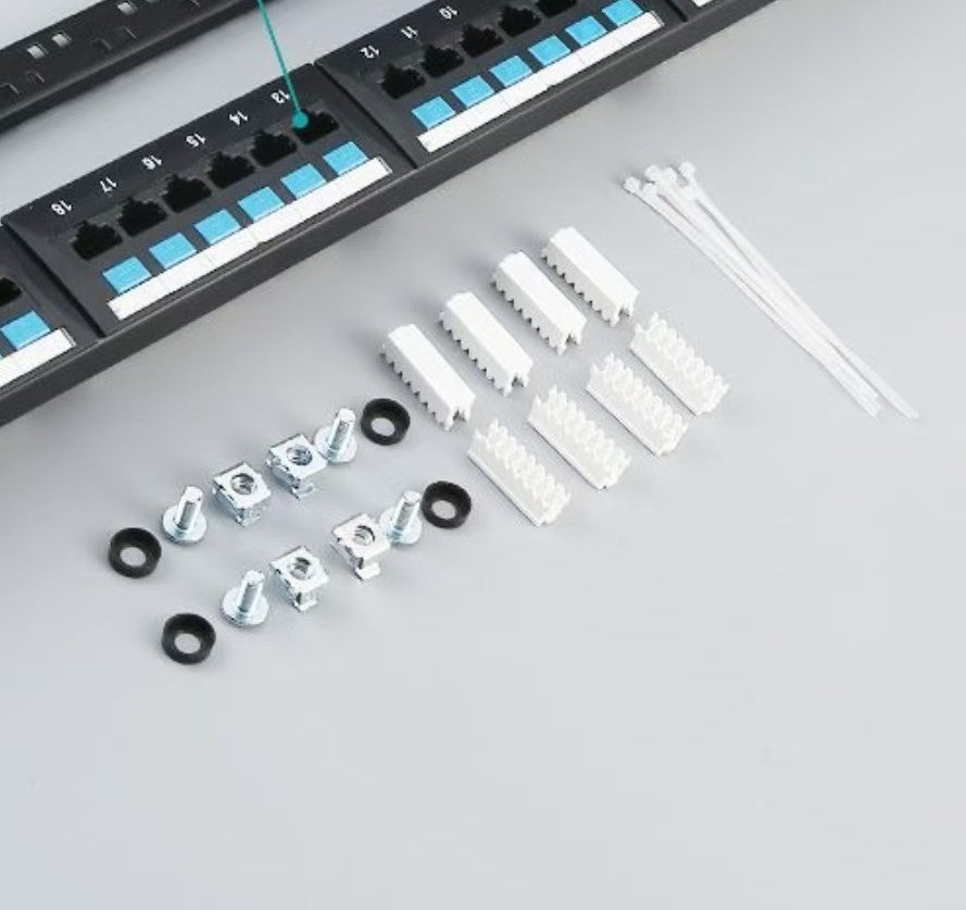 Patch Panel Cat6 24 Puertos 19 1u Montaje Utp