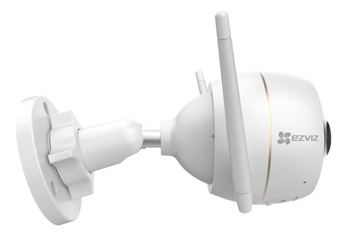 Cámara Seguridad Exterior Wifi C3x 2mp Visión Nocturna Ezviz Blanco
