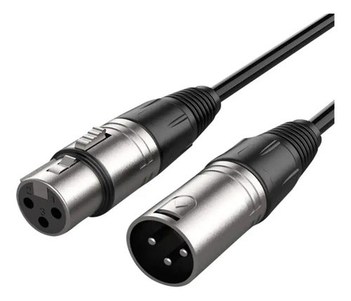 Cable Audio Xlr Macho Hembra 3 Metros Ulink Profesional