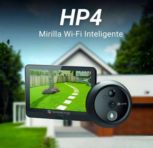 Timbre Mirilla Wifi Ezviz Hp4 Graba Contesta Desde App