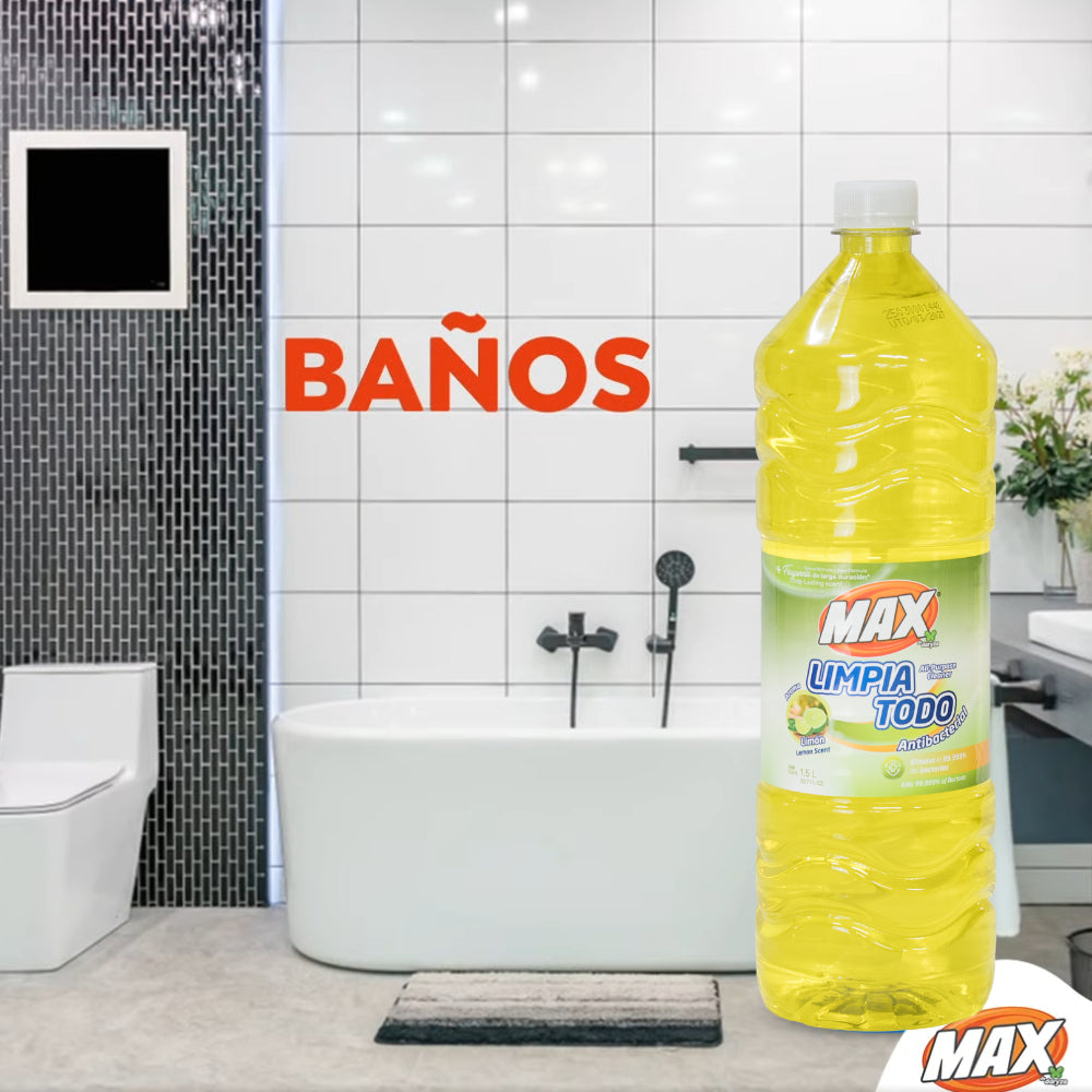 Limpia Todo Líquido Piso Antibacterial 1.5 Ltrs Aroma Limón