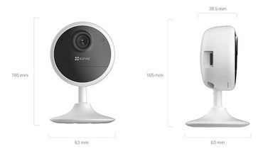 Cámara De Seguridad Cb1 Wifi Batería Interior 1080p Ezviz Color Blanco