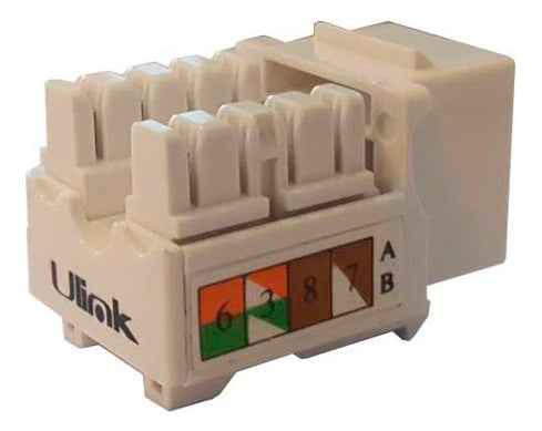 Modulo Rj45 Cat6 Red Jack Para Tapa Muro