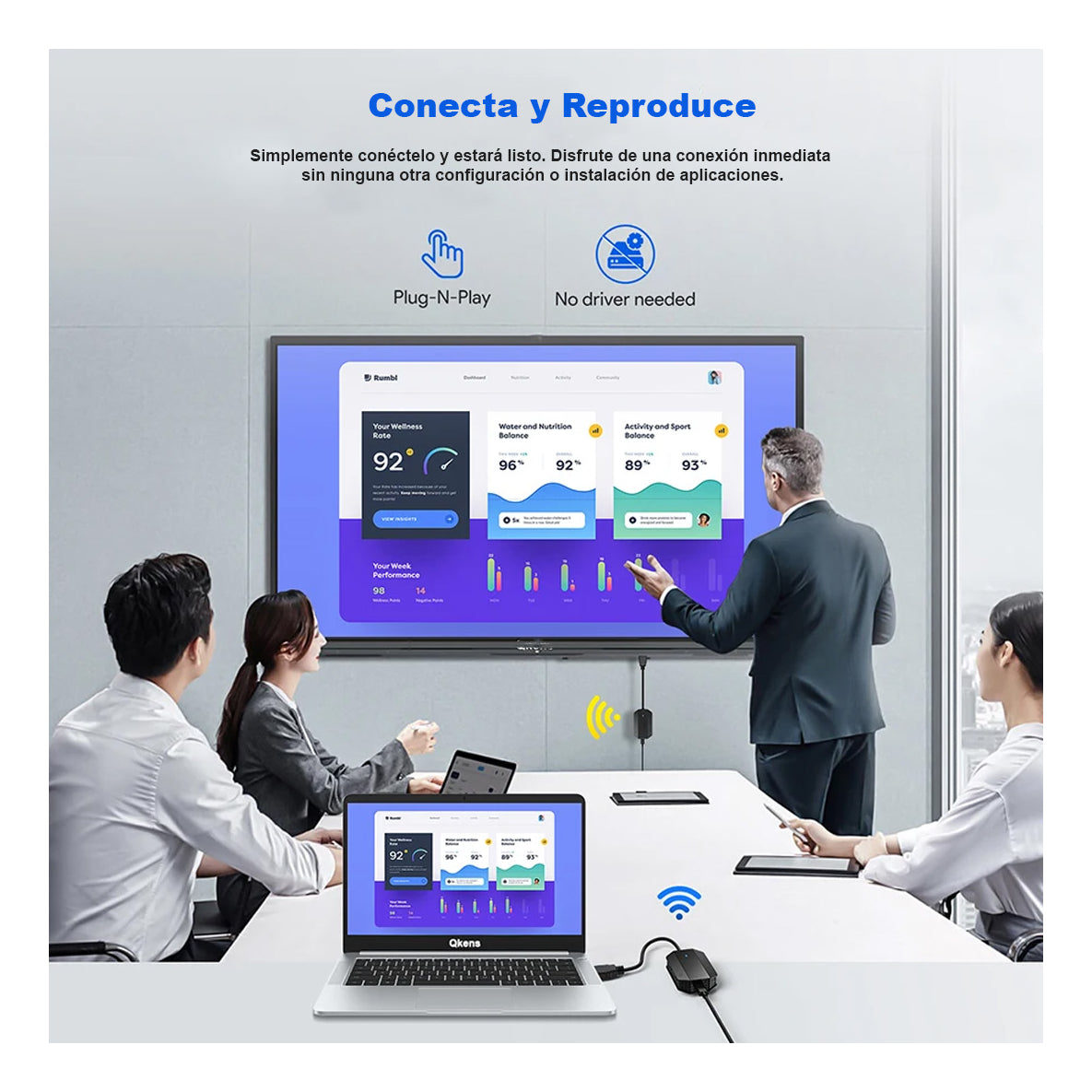 Adaptador Video Inalámbrico Hdmi Alta Definición Ulink
