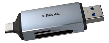 Adaptador Tarjeta Sd Microsd Macbook Celular Usb C 2tb Ulink Gris