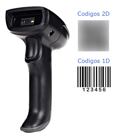 Lector Alámbrico Código Barra Qr Láser Usb Pistola