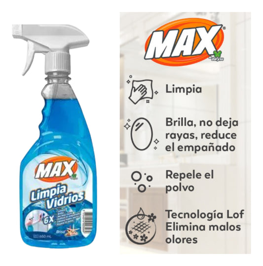 Limpiavidrios Gatillo Multiuso 650 Ml Aroma Brisa