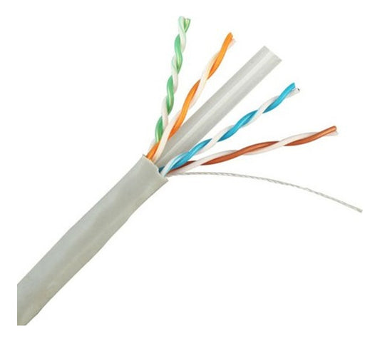 Cable Red Cat6 Utp 23 Awg Cca Caja 305 Mts 4x2x0.52mm Ulink