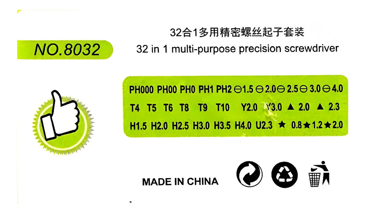 Kit Destornillador 31 En 1 Macbook iPhone Precisión Celular