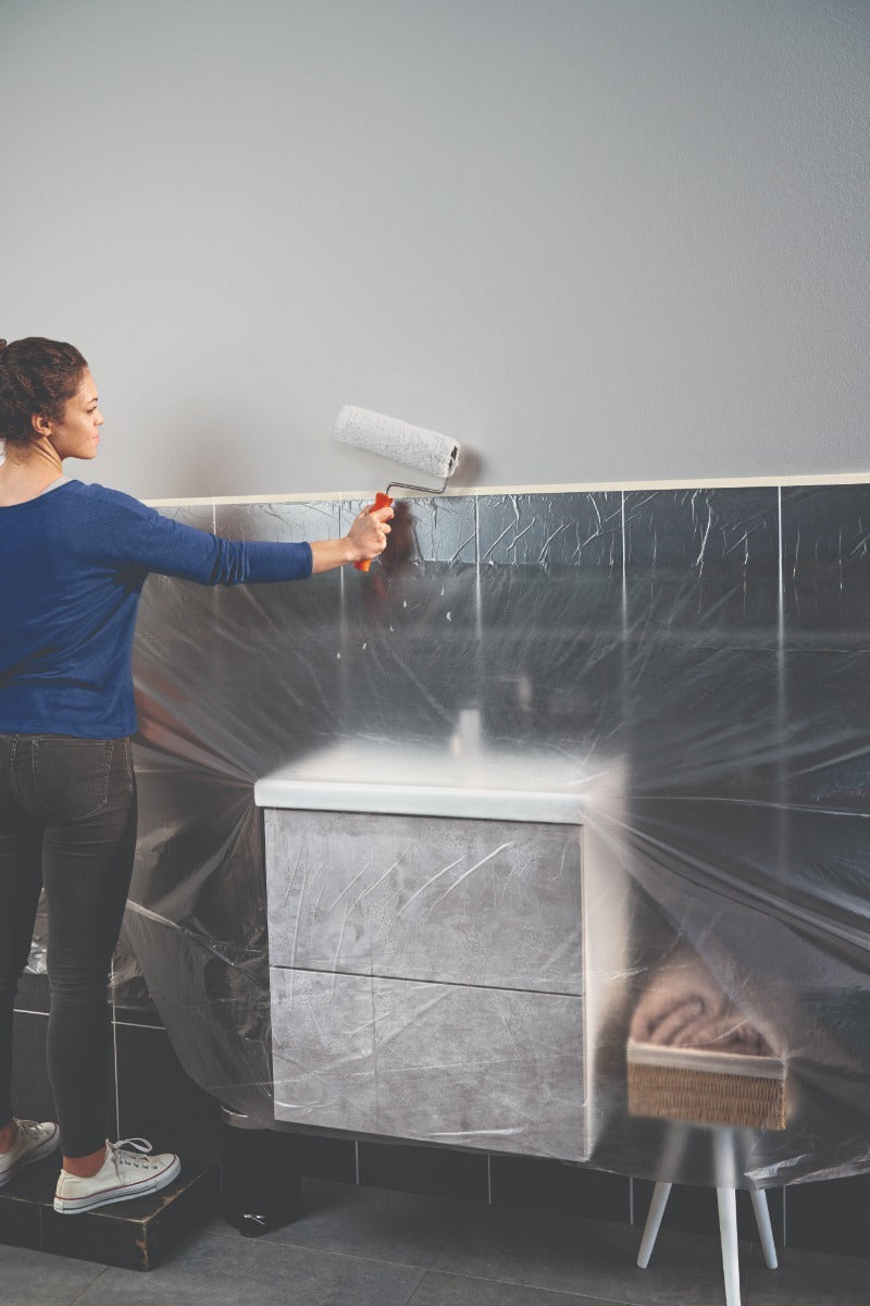 Pack 3 Plástico Protector Adhesivo 15mt X 2600mm 2 En 1 Tesa