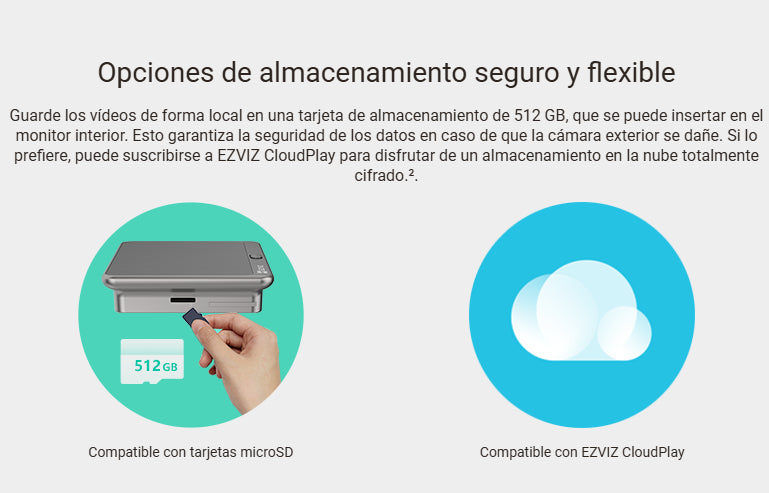 Timbre Mirilla Wifi Ezviz Hp4 Graba Contesta Desde App