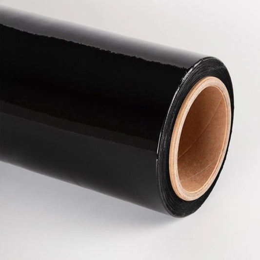 Film Stretch Embalaje Negro Alusa 260m X 50cm 1.9kg Grosor 2