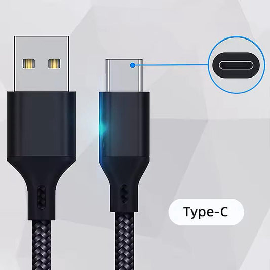 Cable Usb Tipo C 1 Mt Reforzado Resistente Celulares Tablets