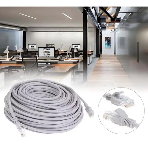 Cable Red Rj45 Cat6e Patch Cord Utp 40 Metros Ulink
