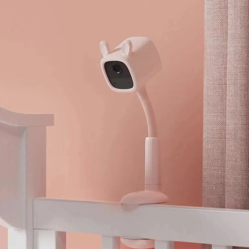 Camara Seguridad Wifi Full Hd Nocturna Monitor Bebe Pcreg Color Rosa Pálido