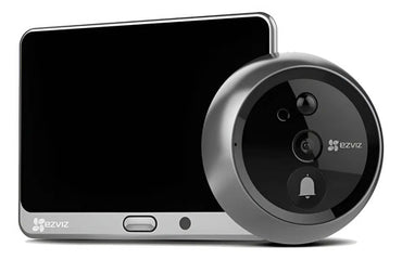 Mirilla Inteligente Full Hd 1080p Wifi C/monitor Dp2c Ezviz Negro