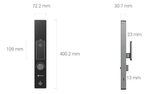 Cerradura Inteligente Reconocimiento Facia Dl50fvs Ezviz Negro