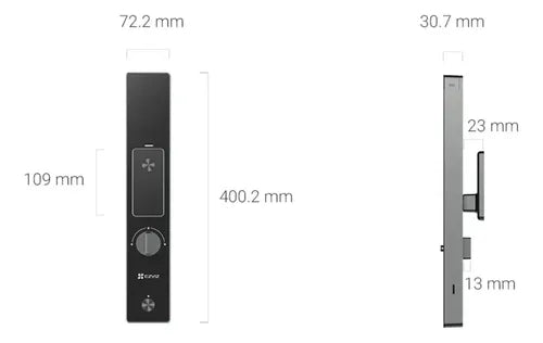 Cerradura Inteligente Reconocimiento Facia Dl50fvs Ezviz Negro