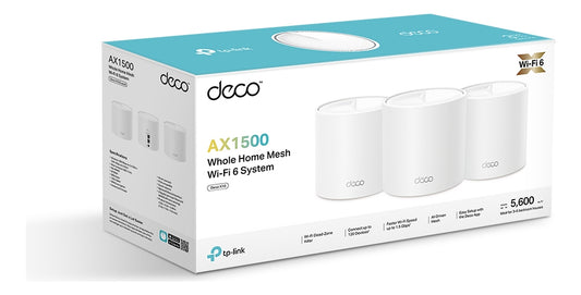 Sistema Wifi 6 Mesh Tp-link Deco X10 Ax1500 Pack X 3 Tp-link