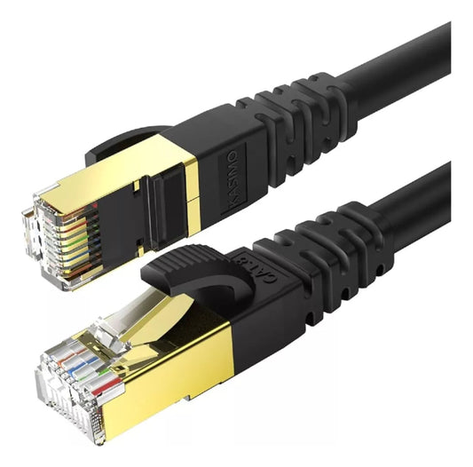 Cable Red Rj45 Cat8 40 Gbps 2000 Mhz 100% Cobre 10 Metros