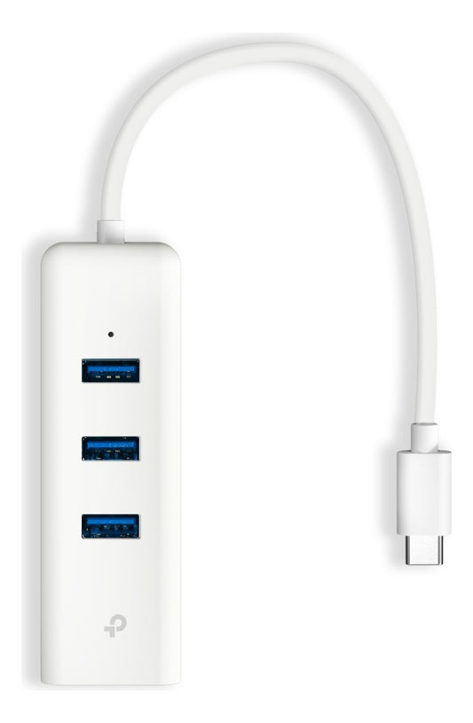 Adaptador Usb Tipo C A 3 Puertos Usb Rj45 Gigabit Ue330c