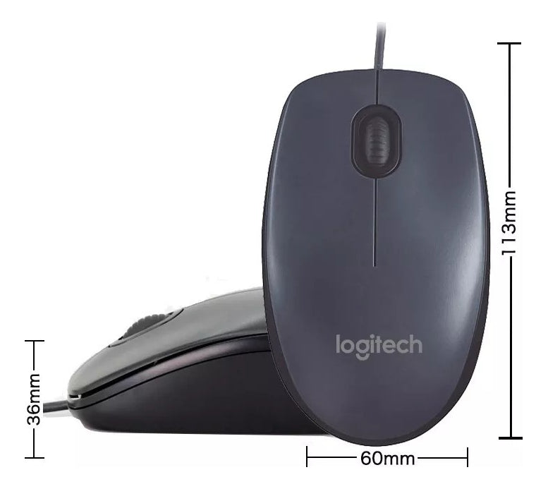 Mouse Alámbrico Usb Logitech M90
