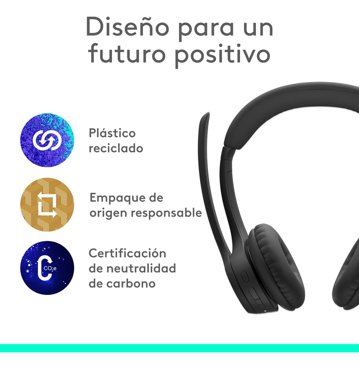 Audífonos Inalámbrico Micrófono Zone 300 Bluetooth Logitech