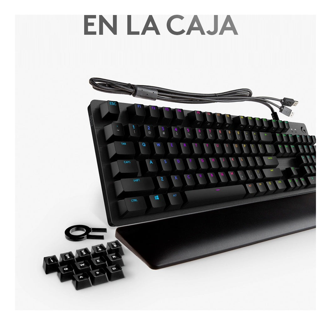Teclado Gaming Mecánico Rgb Logitech G513 Carbón Español