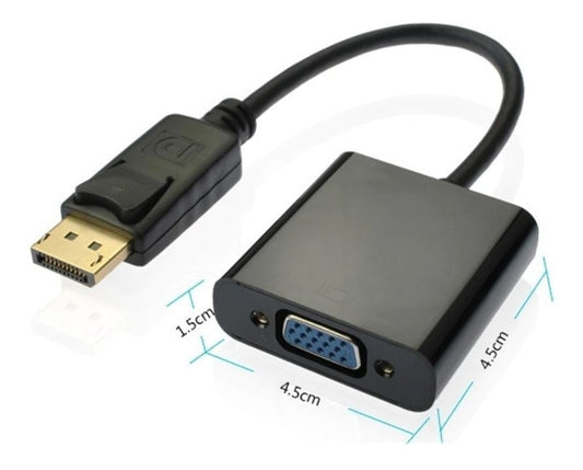 Cable Adaptador Display Port Macho A Vga Hembra Globalkerry.