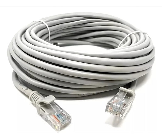 Cable Red Rj45 Patch Cord Cat 6 10 Metros Gris Ulink