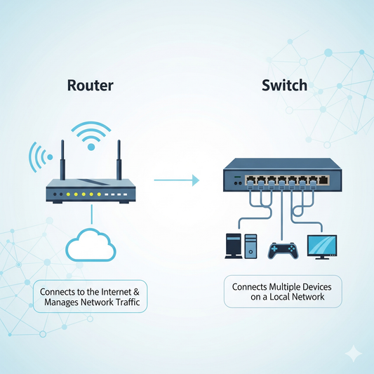 Switch vs. Router: La Guía Definitiva para Entender Cuándo Necesitas Cada Uno en Chile