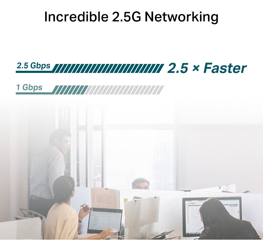 Adaptador Red Pcie Tx-201 2.5 Gbps Gigabit Tp-link