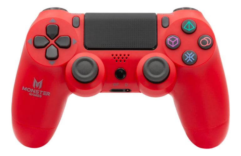 Control Inalámbrico Monster Games D-shock Compatible P4 Rojo