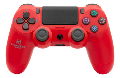 Control Inalámbrico Monster Games D-shock Compatible P4 Rojo