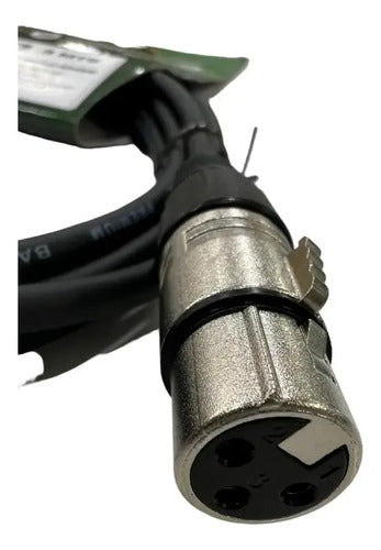 Cable De Audio Xlr Macho Hembra De 3 Mts Ul-mic-x2003