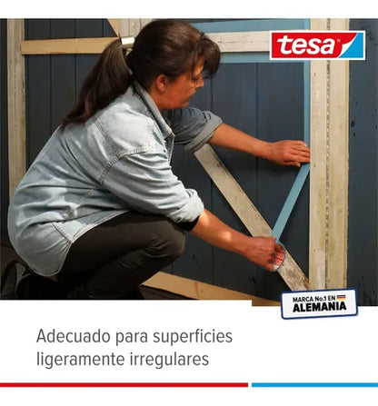 Cinta Masking Tape Exterior 25mt X 38mm Tesa Azul Acero Masking Tape