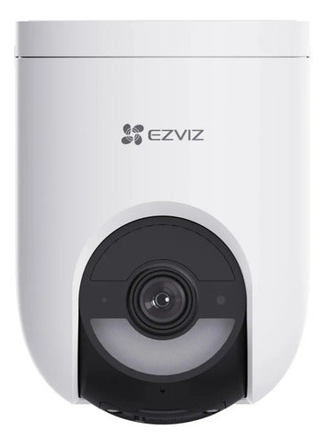 Camara Exterior Solar Hb8c Kit Bateria Motorizada 2k Ezviz Blanco