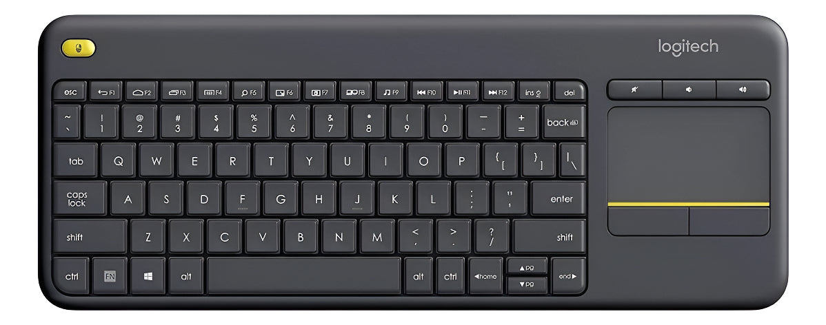 Teclado Inalámbrico Con Touchpad Logitech K400 Plus