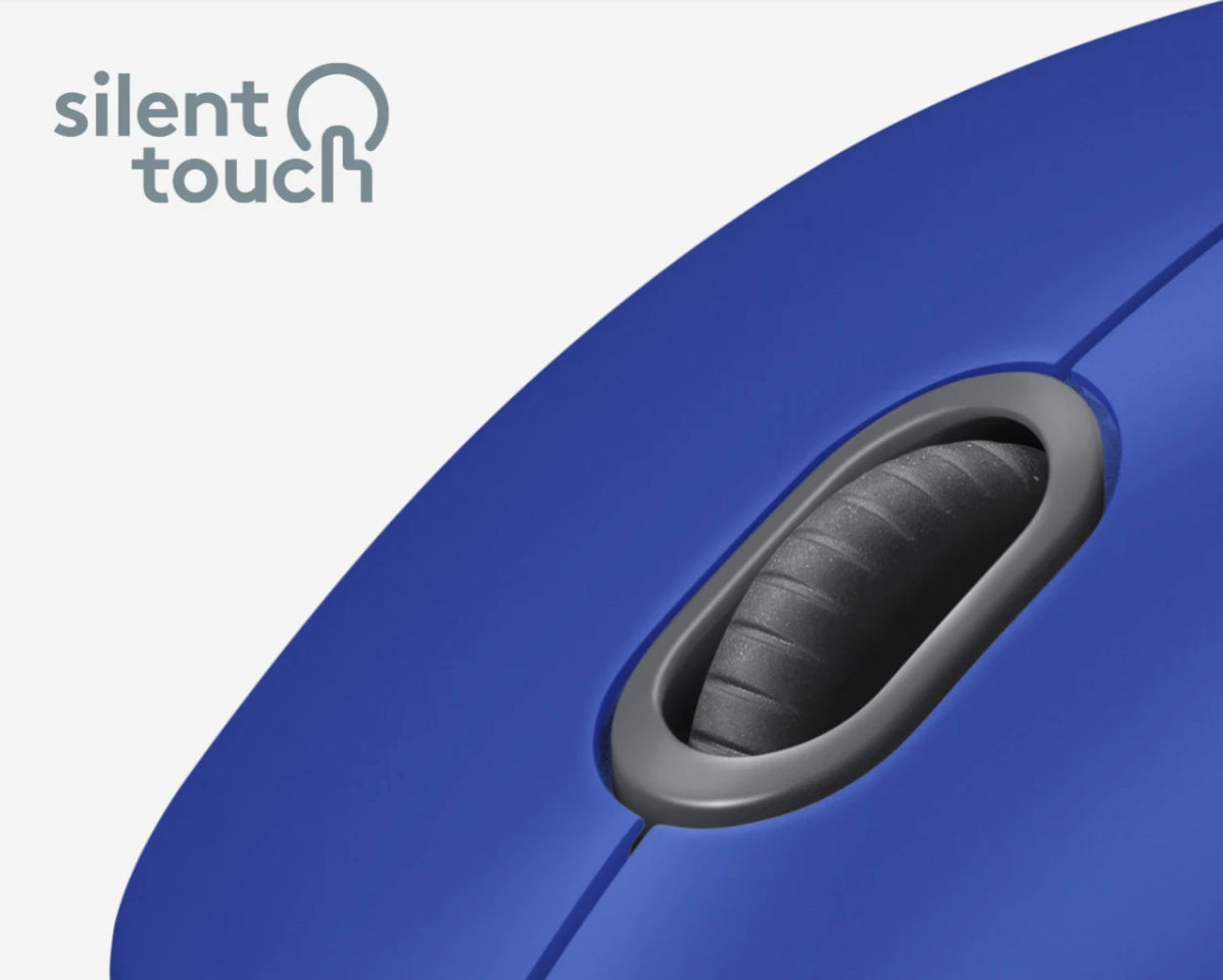 Mouse Alámbrico Usb Logitech M110 Click Silencioso Gris