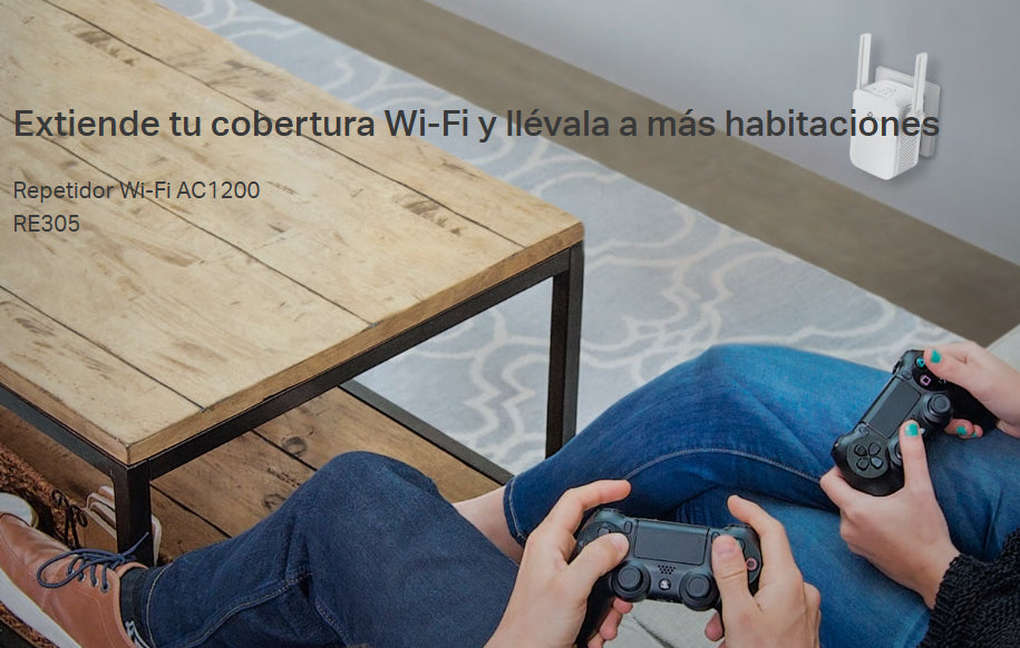Repetidor Wi-fi Mesh Ac1200 Tp Link Re305 Doble Banda