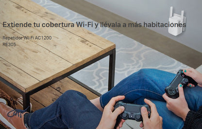 Repetidor Wi-fi Mesh Ac1200 Tp Link Re305 Doble Banda